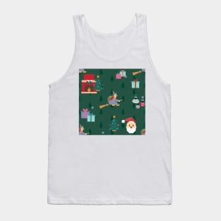 christmas witch santa claus befana Tank Top